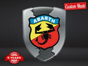 Fiat Abarth Insignias Automotrices Diseño Máximo Estilo Pro Duradero